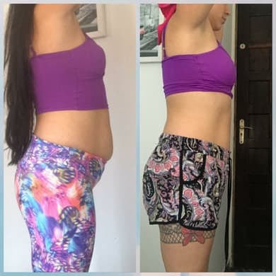 Cláudia — antes e depois