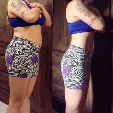 Vanessa — antes e depois